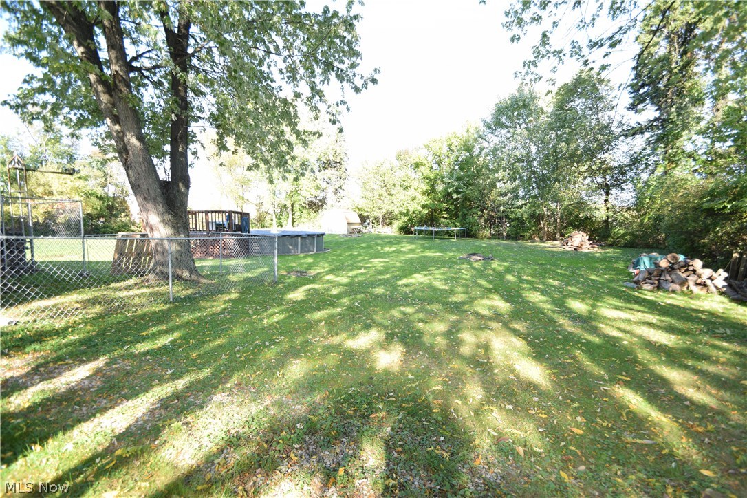 4466 Burkey Road Youngstown, OH 44515 - Photo 25 of 28 Large back yard, with fenced area for dog.