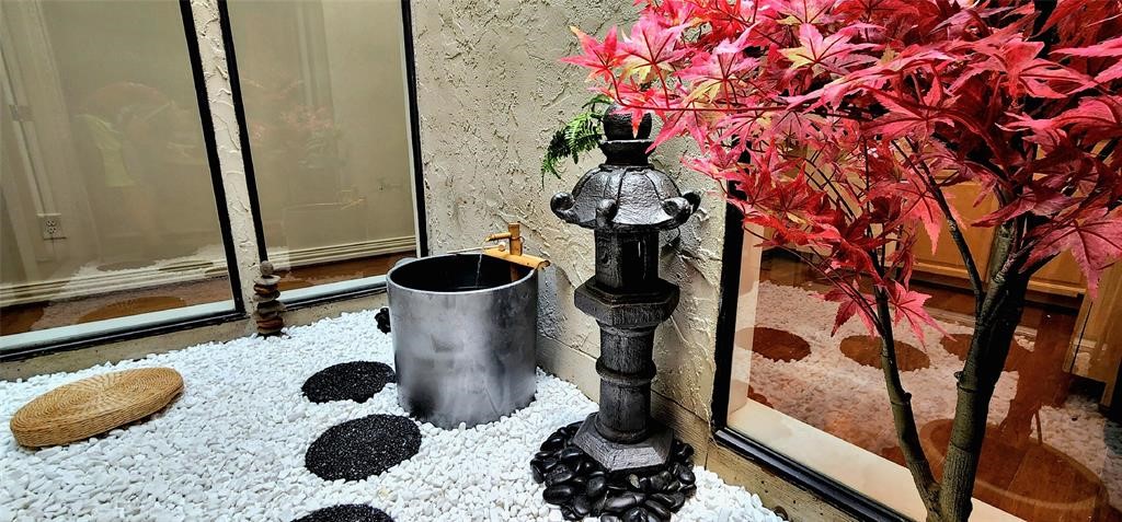 6726 Buffalo Speedway Houston, TX 77005 - Photo 16 of 30 a kitchen with a sink and a stove with wooden floor