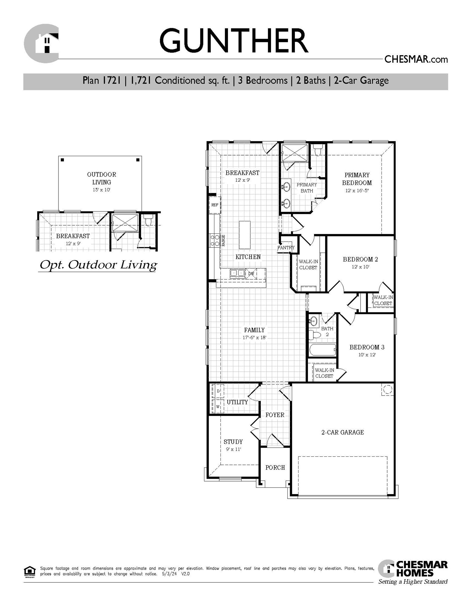 13832 Scarlett Song Drive Elgin, TX 78621 - Photo 26 of 26 View of home floor plan