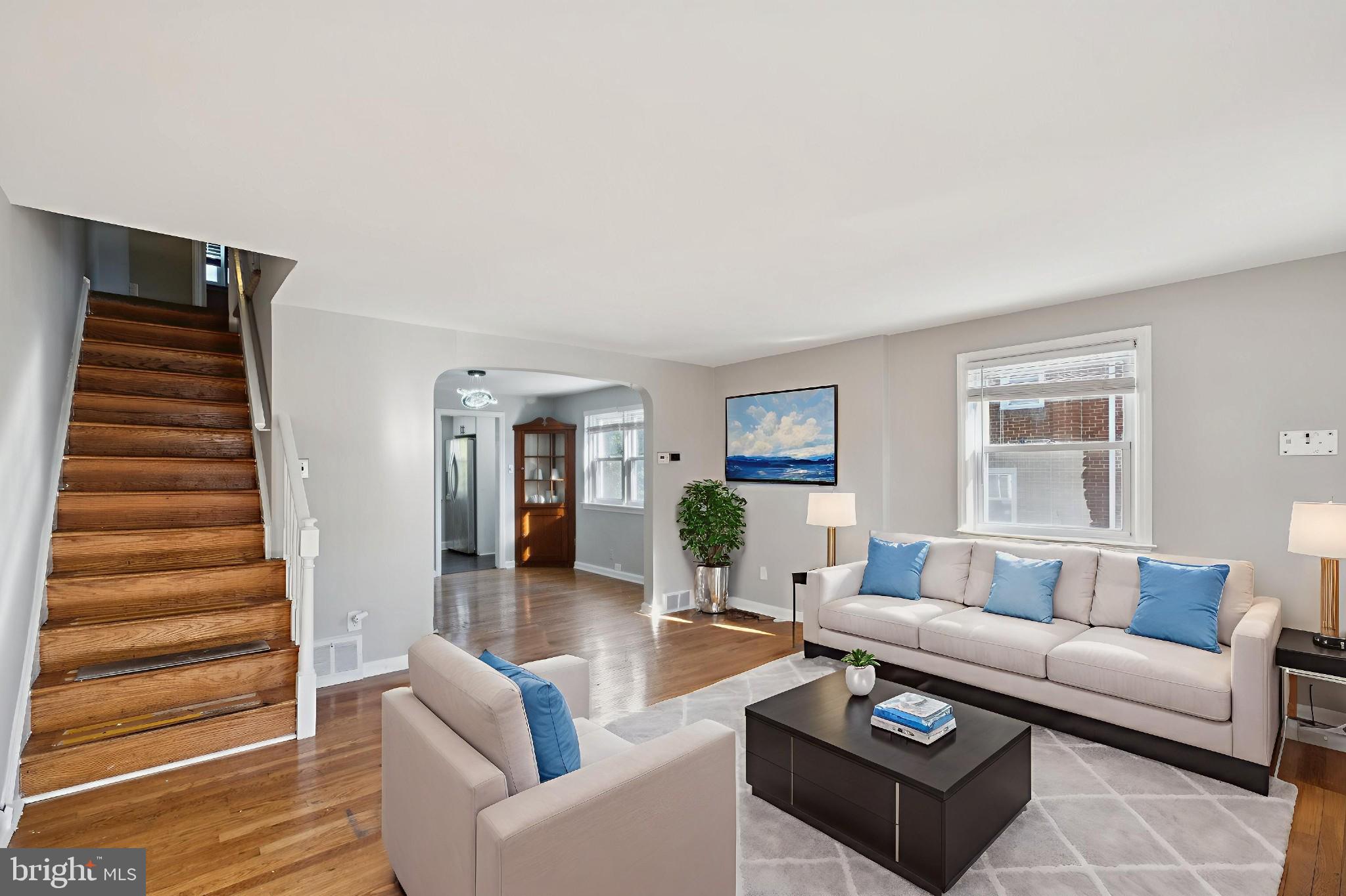 271 Drexel Avenue Lansdowne, PA 19050 - Photo 3 of 27 a living room with furniture and wooden floor