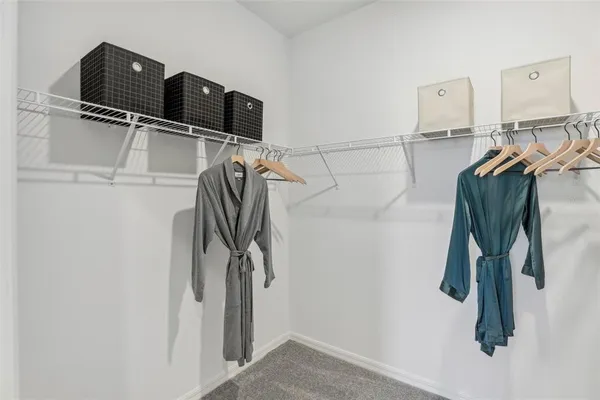 a view of walk in closet