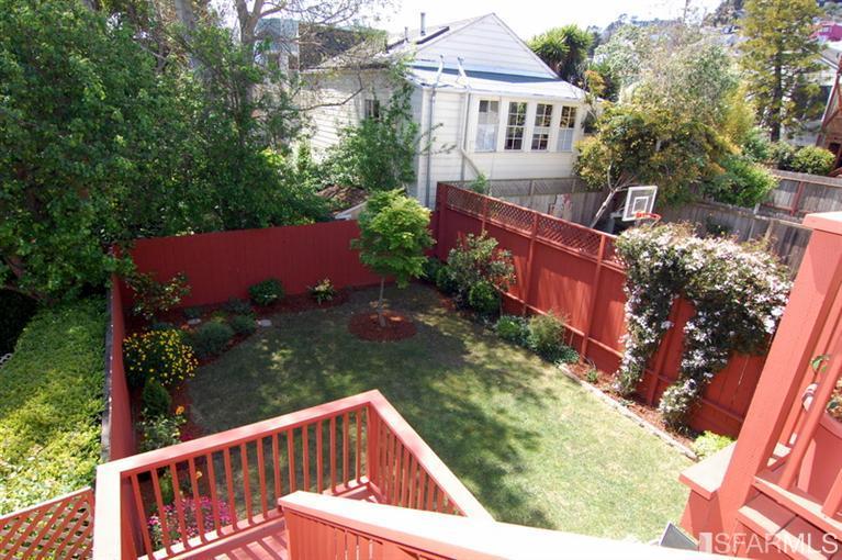 3973 Cesar Chavez San Francisco, CA 94131 - Photo 20 of 46 Croquet anyone? The 26'8" x 114' lot gives you space to play! Come outside and enjoy this beautiful space.