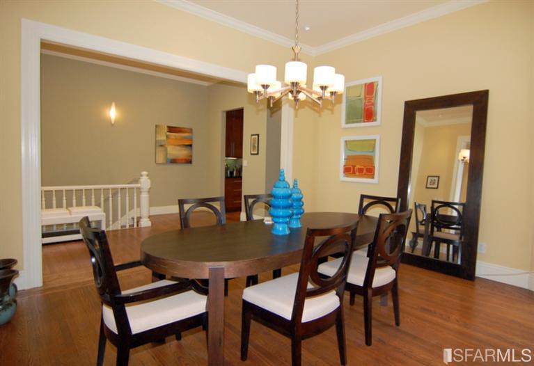 3973 Cesar Chavez San Francisco, CA 94131 - Photo 5 of 46 Formal Dining room, a bright open space perfect for entertaining family and friends.