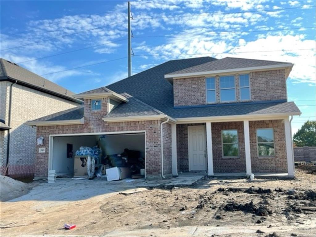 a view of a house with a patio