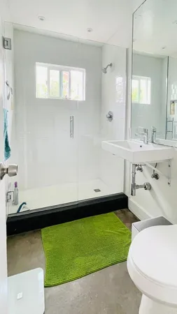 a bathroom with a sink and a bathtub