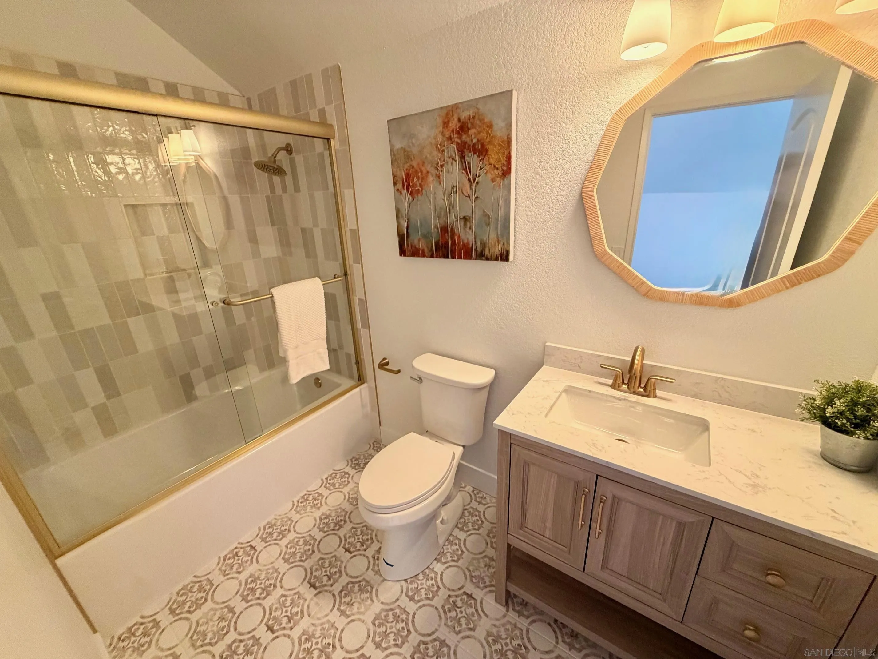 4128 Terry Street Oceanside, CA 92056 - Photo 15 of 21 a bathroom with a sink toilet and shower
