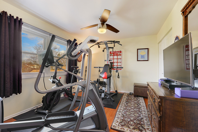3490 Ronald Road Crete, IL 60417 - Photo 22 of 25 a view of a room with gym equipment