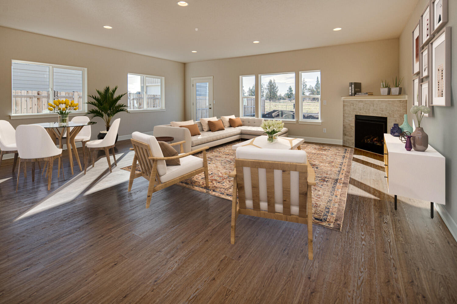 4898 Southwest Zenith Avenue Redmond, OR 97756 - Photo 5 of 32 Virtually staged great room