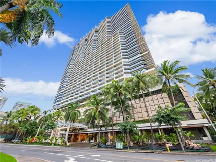 a view of a city with tall buildings