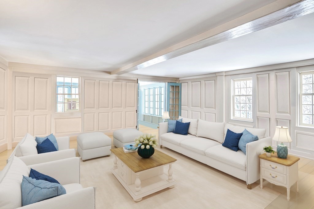 101 Holt Road Andover, MA 01810 - Photo 10 of 38 a living room with furniture and a large window