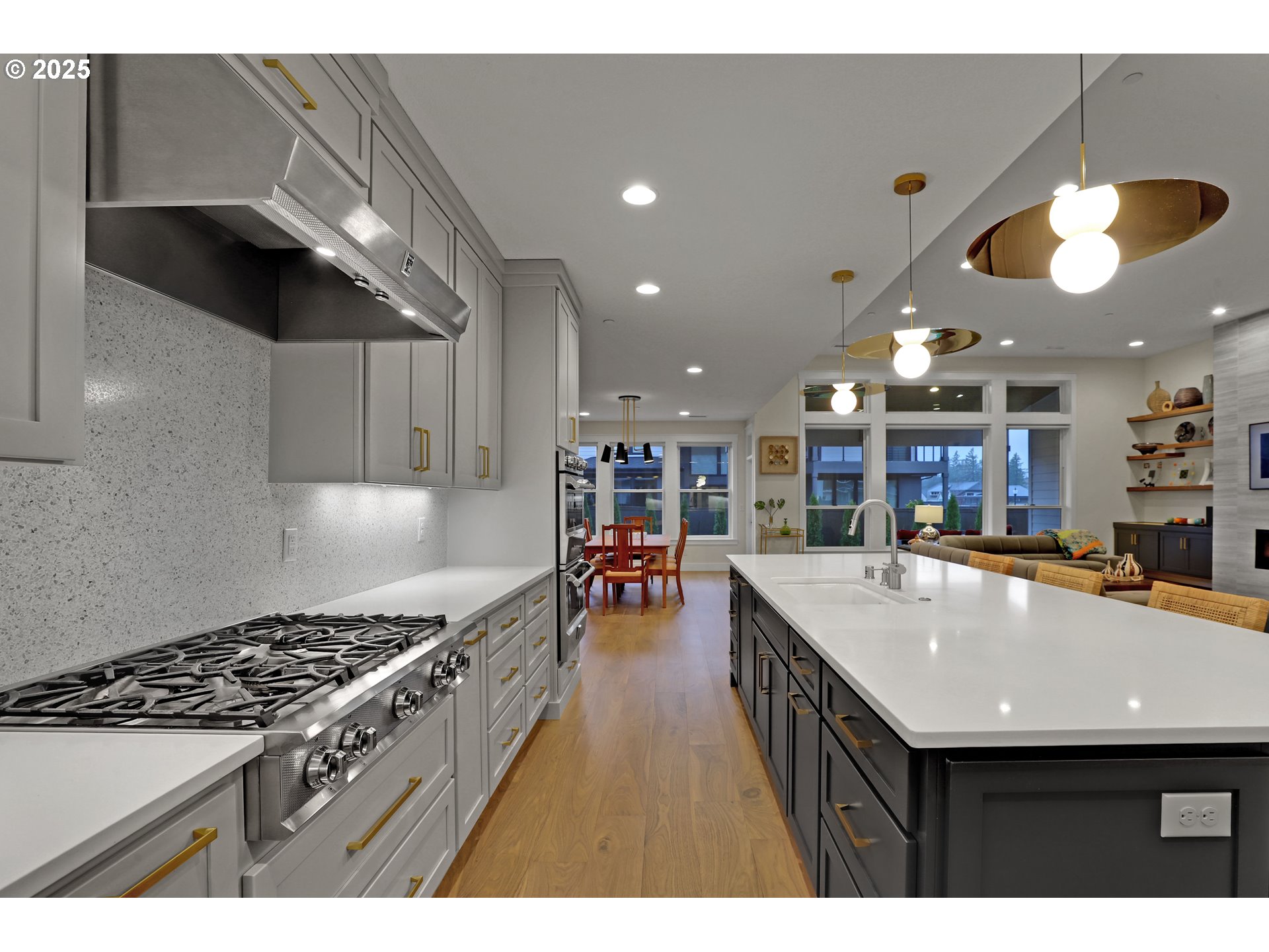 4336 Northwest Paddock Lane Camas, WA 98607 - Photo 16 of 39 a kitchen with stainless steel appliances granite countertop a sink counter space and cabinets