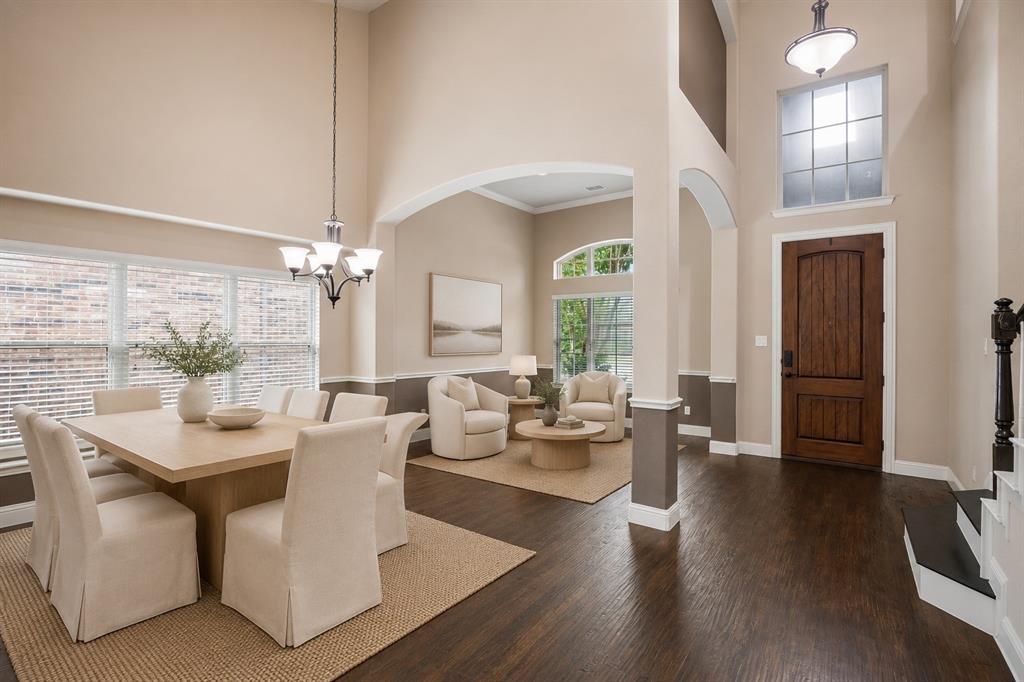 1014 Dunhill Lane Forney, TX 75126 - Photo 4 of 38 Formal Dining area, sitting area and entry way.