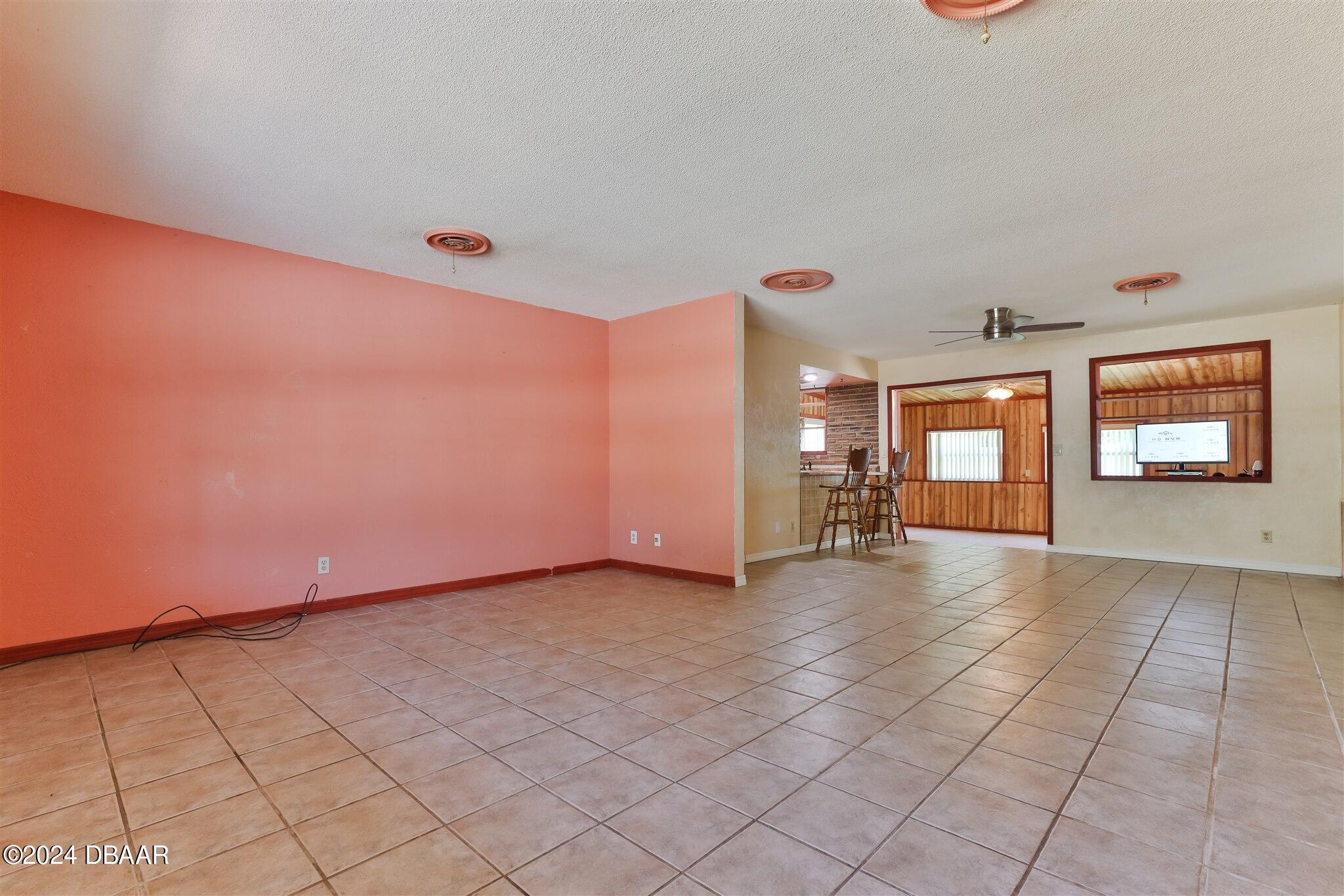 2192 Nottingham Road South Daytona, FL 32119 - Photo 10 of 43 Living Room to Kitchen
