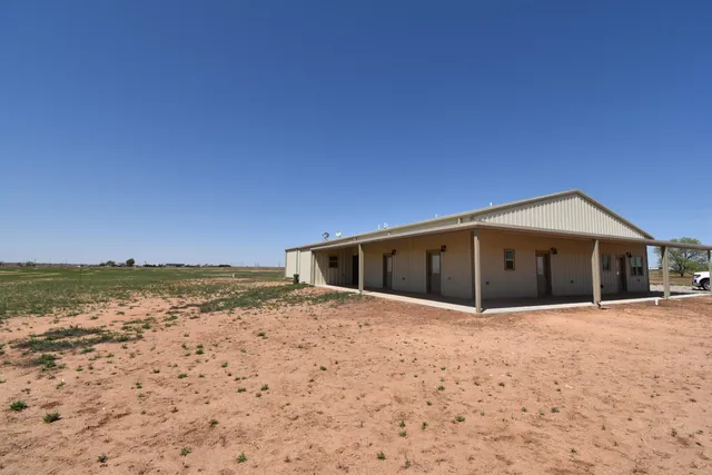 a big room with an ocean