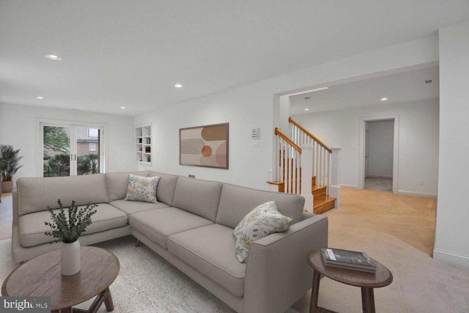 5222 Loughboro Road Northwest Washington, DC 20016 - Photo 35 of 47 a living room with furniture and a large window