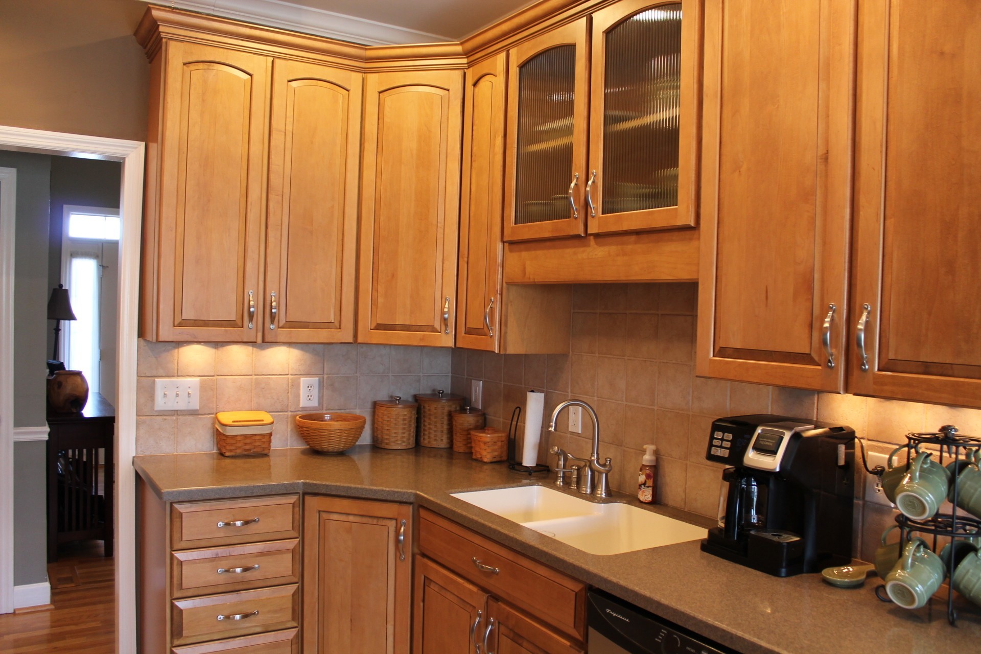 608 Fowler Ford Road Portland, TN 37148 - Photo 27 of 50 a kitchen with a refrigerator and sink