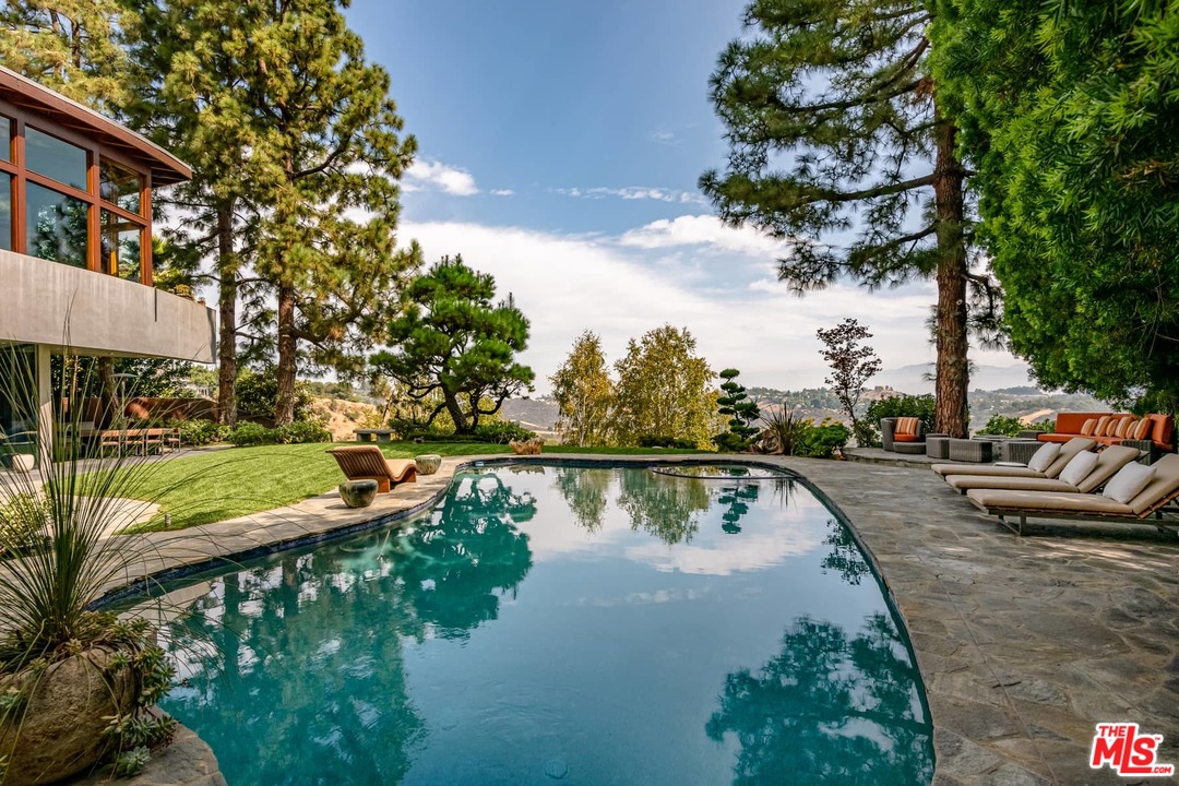 2238 Stradella Road Los Angeles, CA 90077 - Photo 47 of 54 a view of a lake with a car park