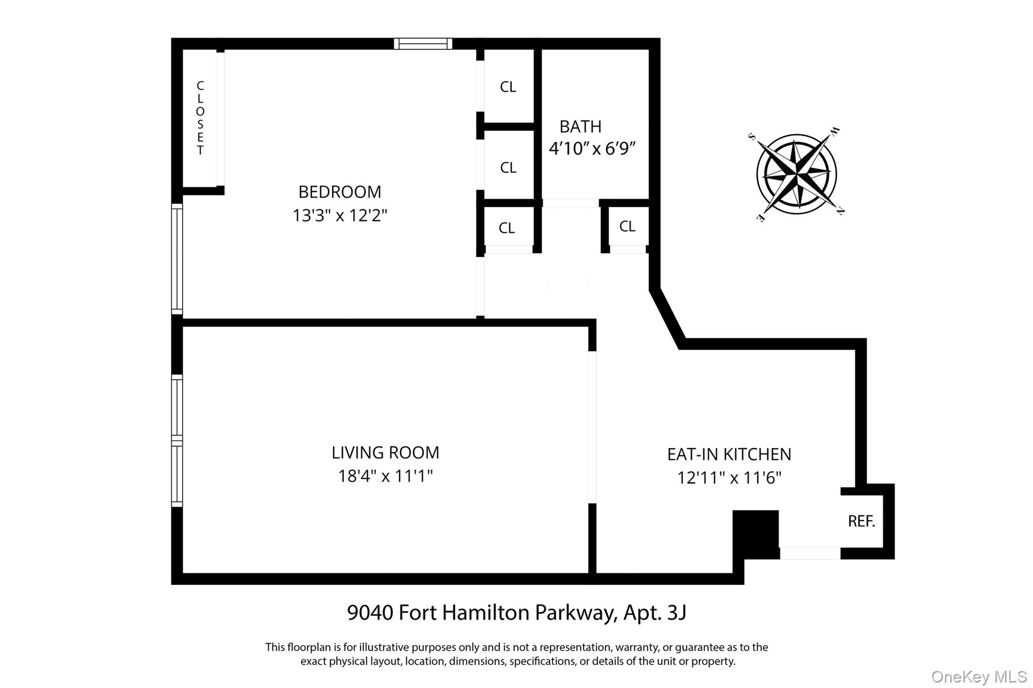9040 Fort Hamilton Parkway, Unit 3 Brooklyn, NY 11209 - Photo 9 of 11 View of room layout