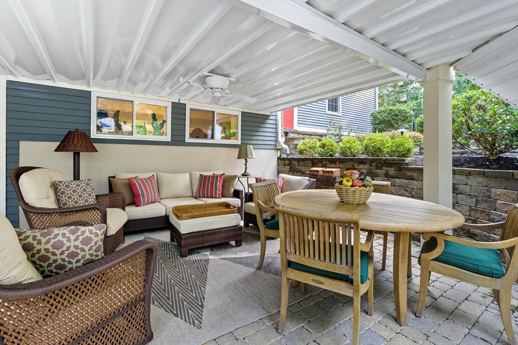 3 Warren Drive Middleton, MA 01949 - Photo 7 of 42 a outdoor living space with furniture and garden view