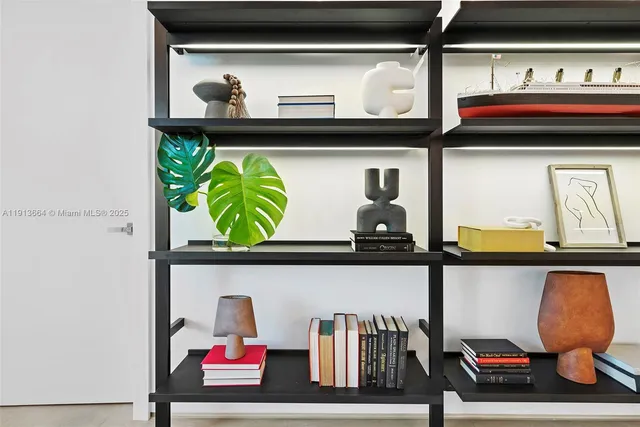 a kitchen with a stove and a microwave