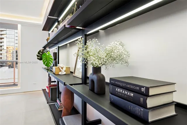 a room with storage and utility