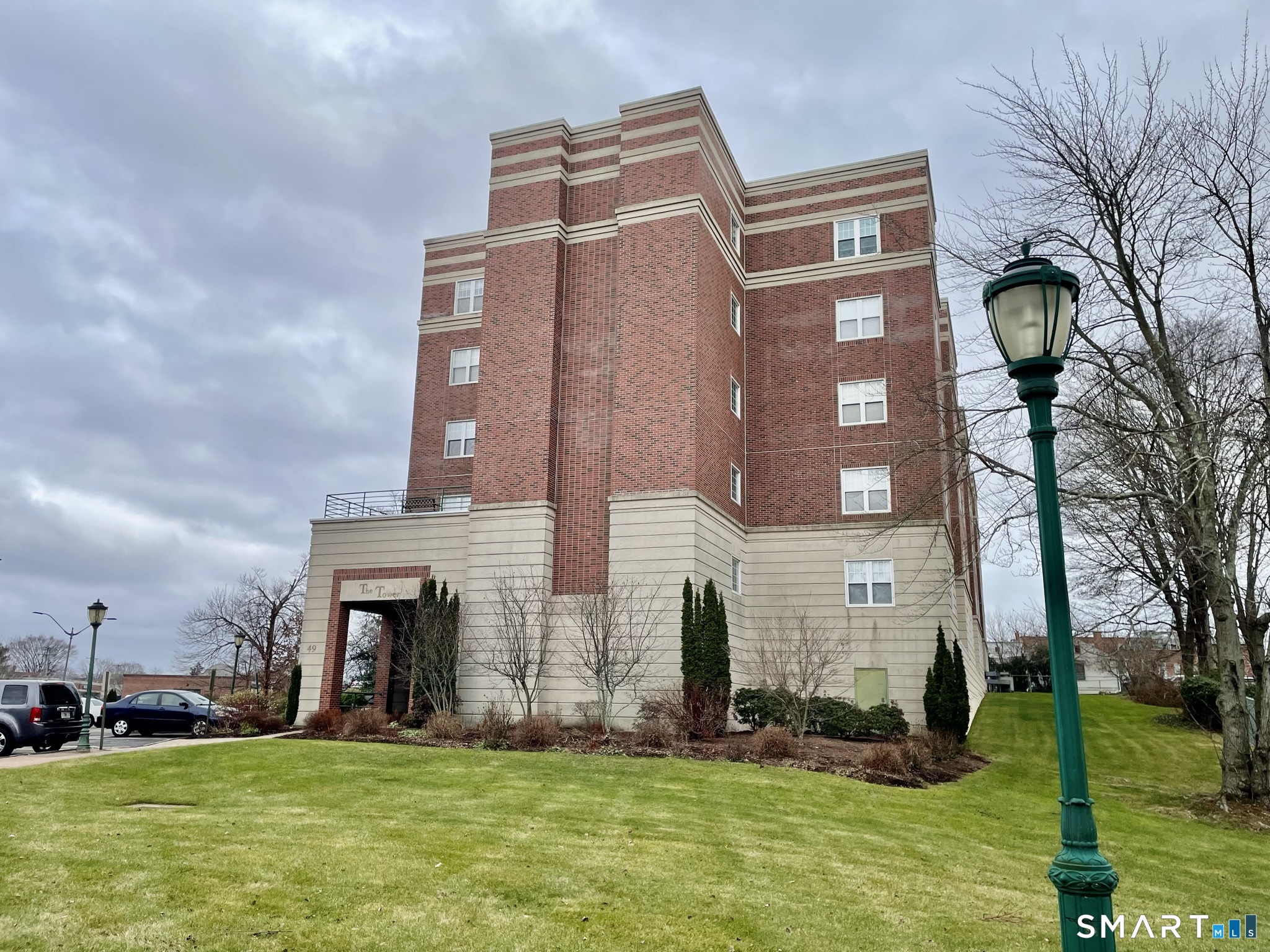 Outside of the Towers complex