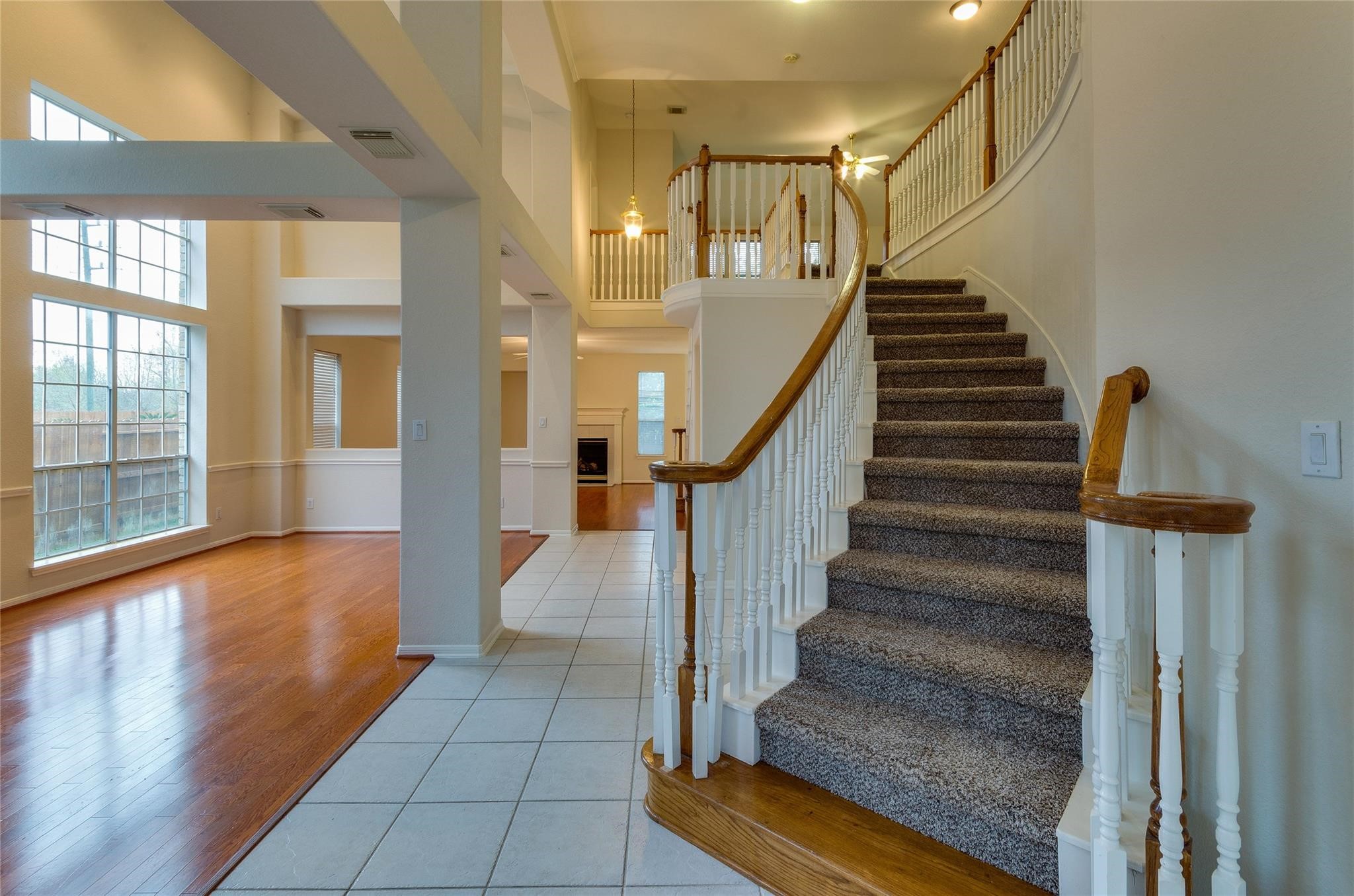 4019 Angel Spring Drive Sugar Land, TX 77479 - Photo 2 of 50 a view of entryway and hall with wooden floor