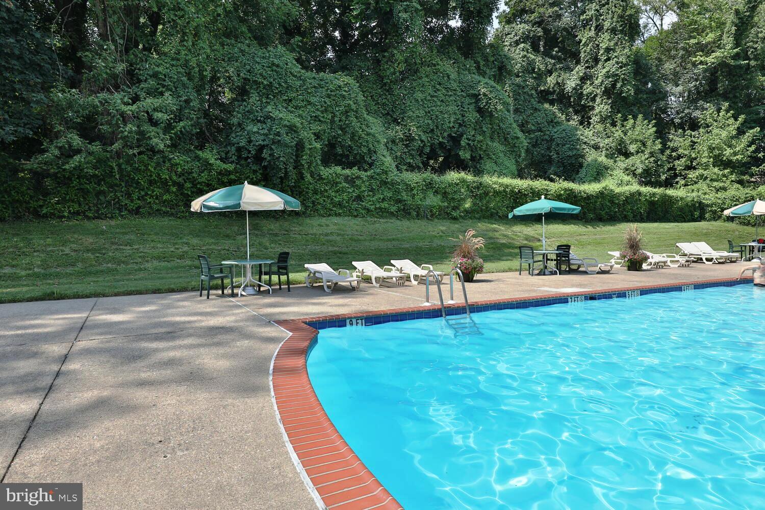 7900 Old York Road, Unit 907A Elkins Park, PA 19027 - Photo 35 of 36 a view of a swimming pool and lounge chair