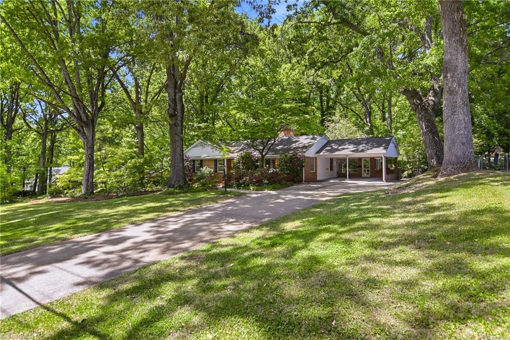706 Friar Tuck Road Winston-Salem, NC 27104 - Photo 3 of 34 House sits away from the road
