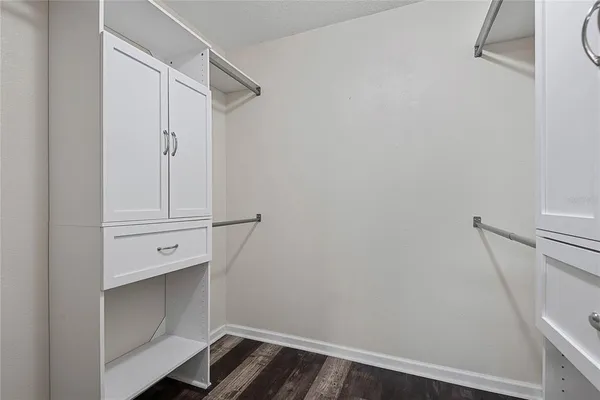 a view of walk in closet