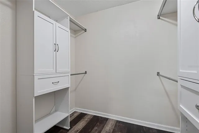 a view of walk in closet