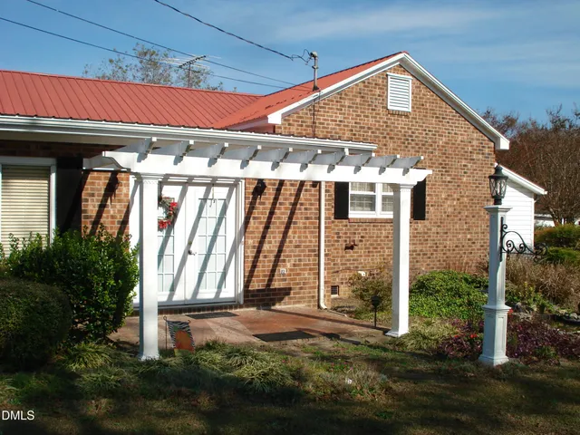 a view of a house with a balcony
