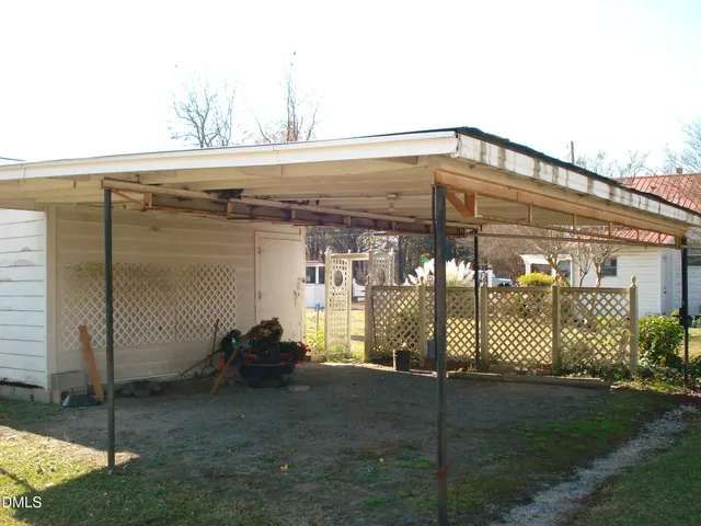 a view of an outdoor space with porch
