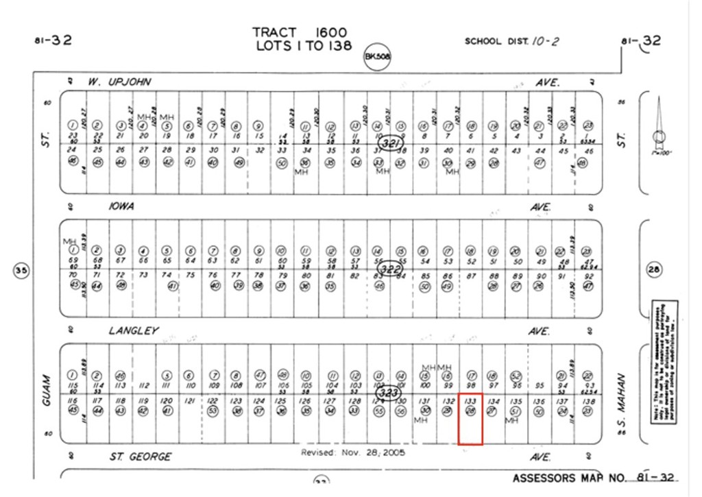1320 West St George Avenue Ridgecrest, CA 93555 - Photo 3 of 3 a black and white photo of a small window