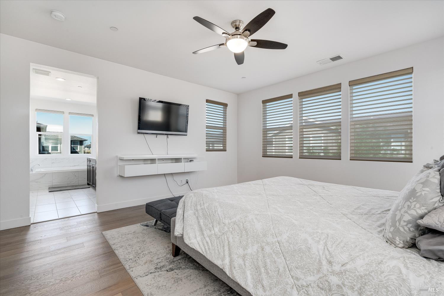 2521 Barley Lane Santa Rosa, CA 95403 - Photo 45 of 72 Upstairs Primary Suite Bedroom (Bedroom #3)