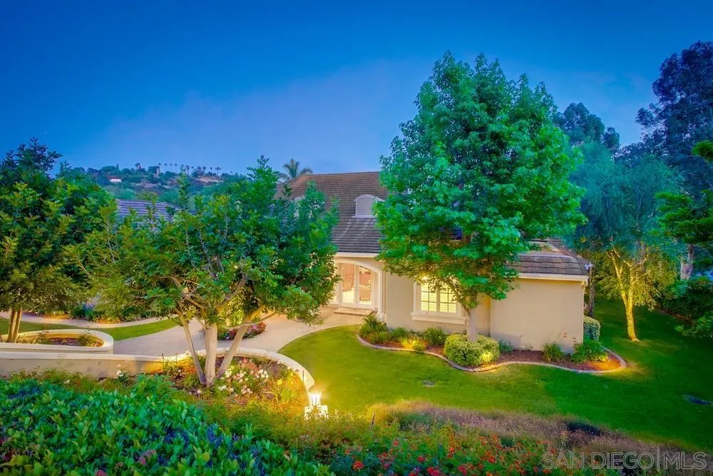 6867 Poco Lago Rancho Santa Fe, CA 92067 - Photo 4 of 52 an aerial view of a house with yard swimming pool and outdoor seating
