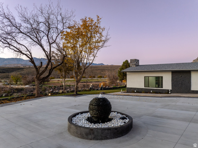 476 Spring Drive Toquerville, UT 84774 - Photo 87 of 95 View of patio / terrace featuring a mountain view