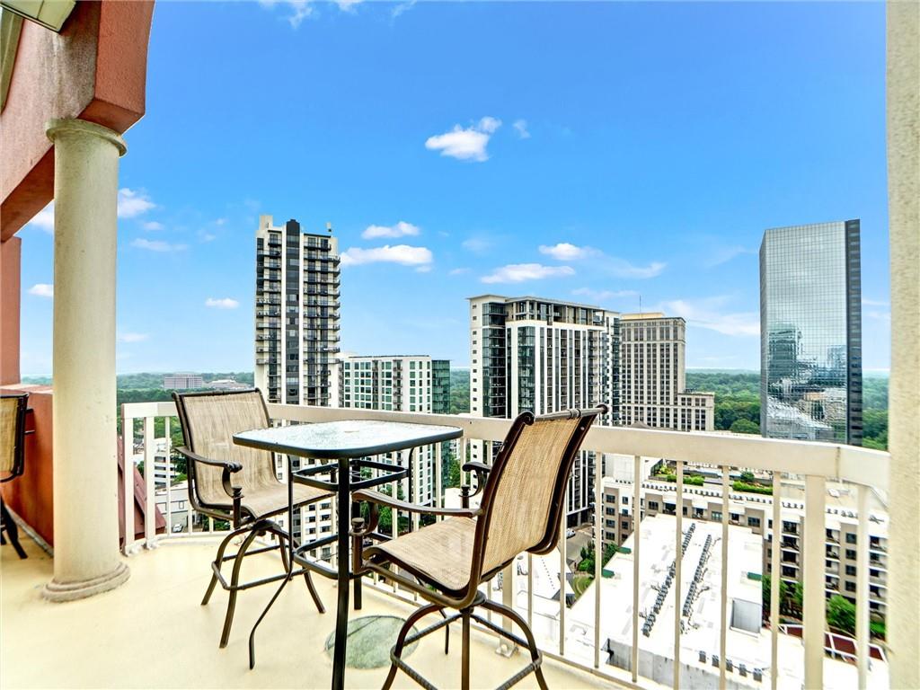 3435 Kingsboro Road Northeast, Unit 1601 Atlanta, GA 30326 - Photo 36 of 54 a view of balcony and patio