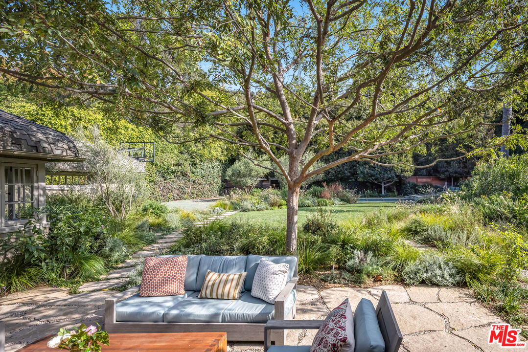 7 Latimer Road Santa Monica, CA 90402 - Photo 12 of 37 a view of backyard with large trees and plants