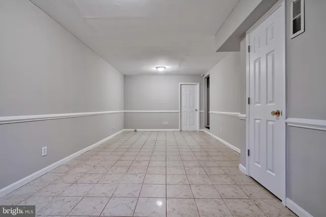 a view of an empty room