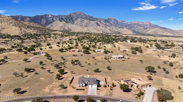 a view of city and mountain