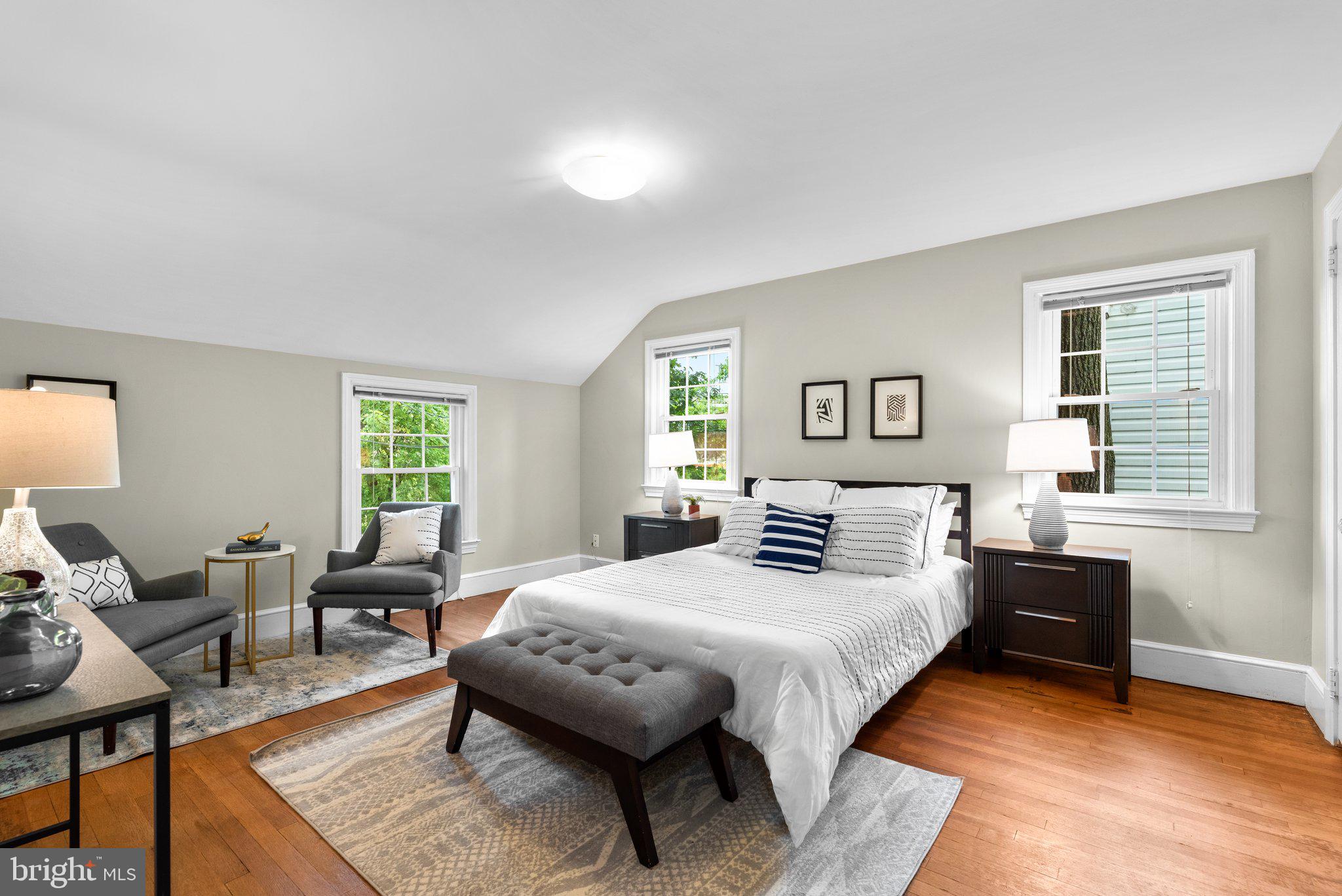 807 Islington Street Silver Spring, MD 20910 - Photo 23 of 49 Spacious Primary Bedroom with hardwood floors