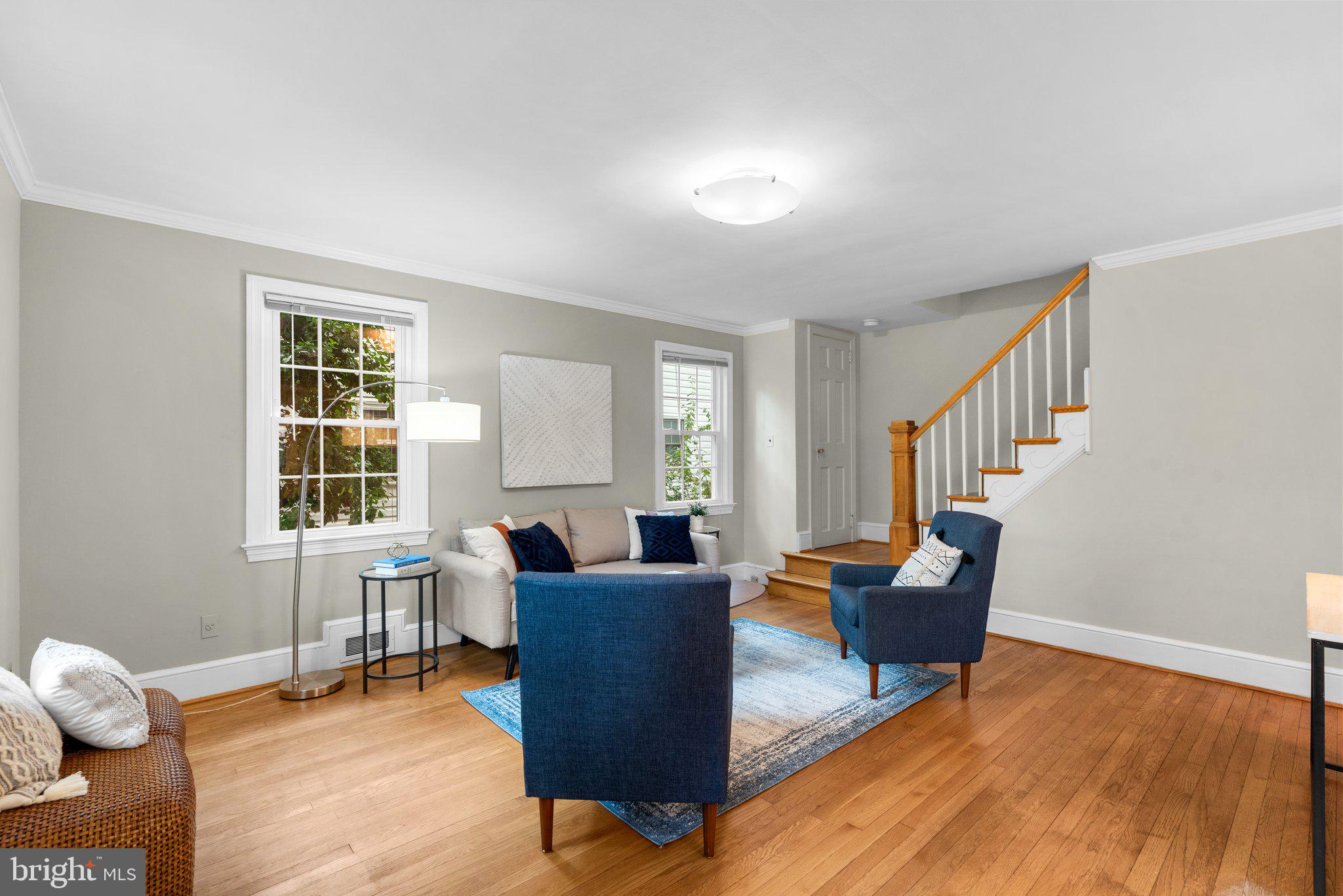 807 Islington Street Silver Spring, MD 20910 - Photo 6 of 49 Living Room with hardwood floors