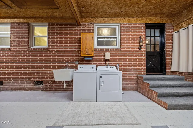 a view of parking garage