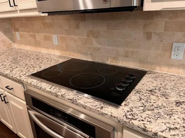 a close view of stove