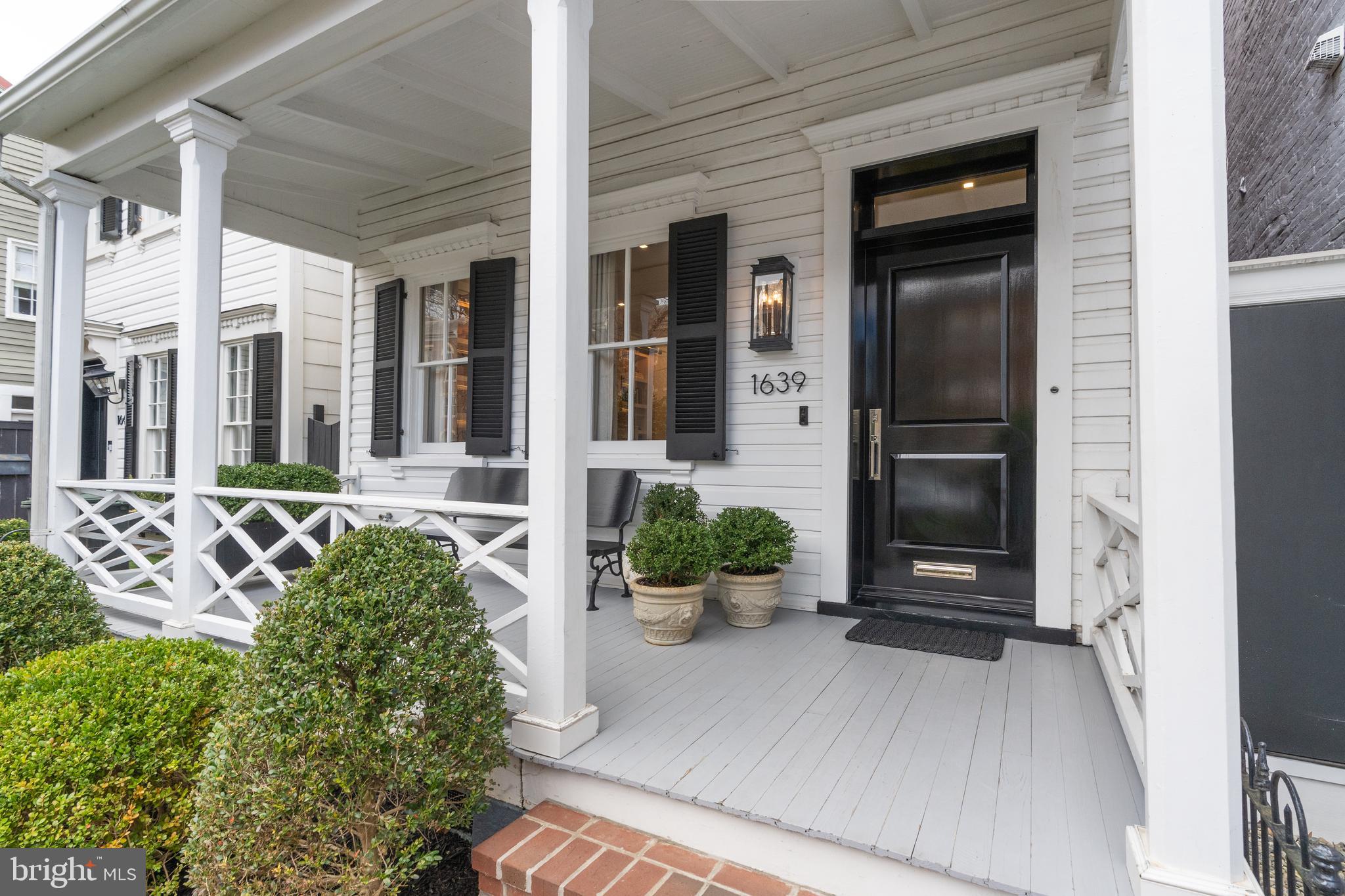 1639 35th Street Northwest Washington, DC 20007 - Photo 49 of 60 a view of a entryway door of the house