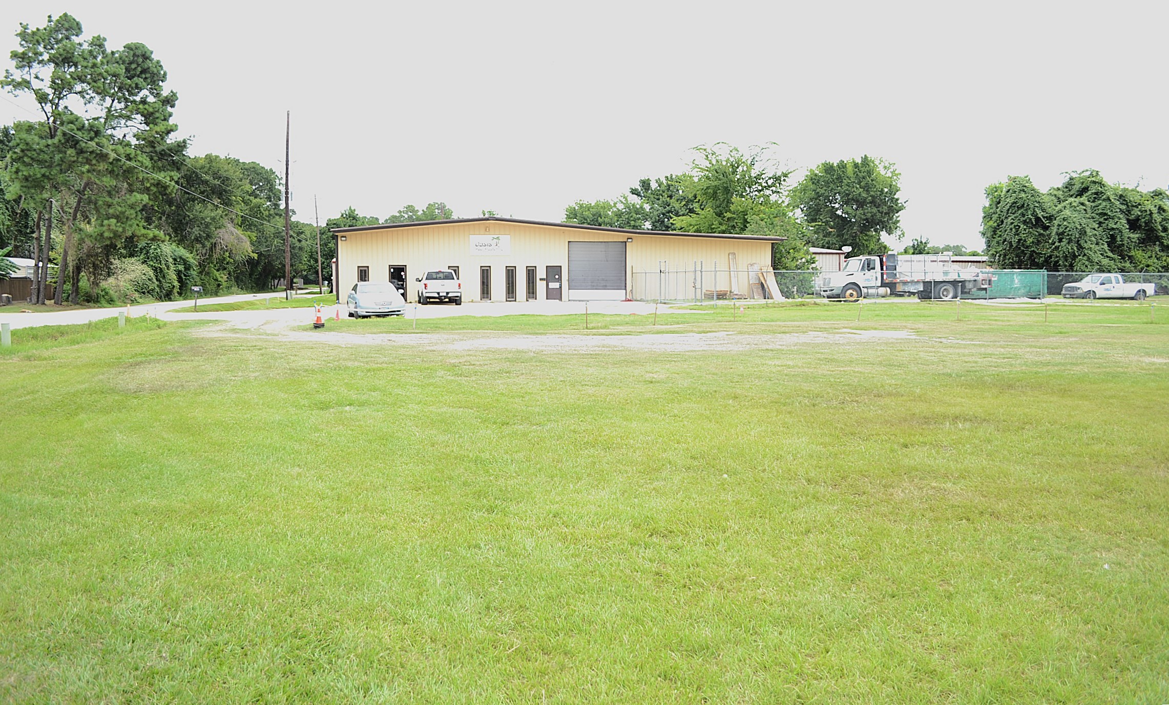 12122 Knigge Cemetery Road Cypress, TX 77429 - Photo 46 of 48 a view of a swimming pool with an outdoor space and seating area