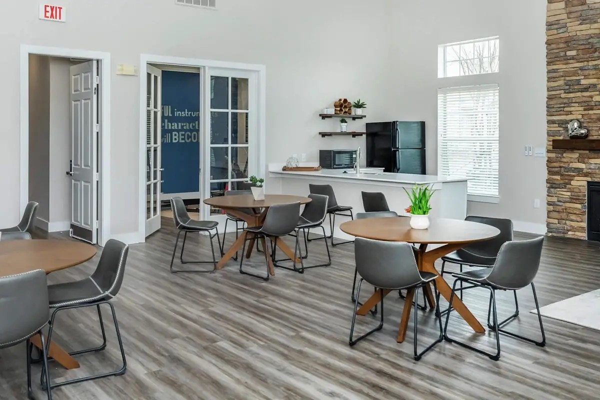 4101 Delafield Lane Dallas, TX 75227 - Photo 12 of 15 a view of a dining room with furniture window and wooden floor