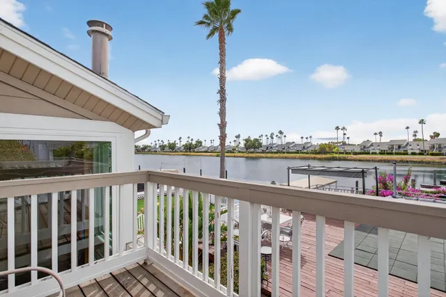 a view of city from a balcony