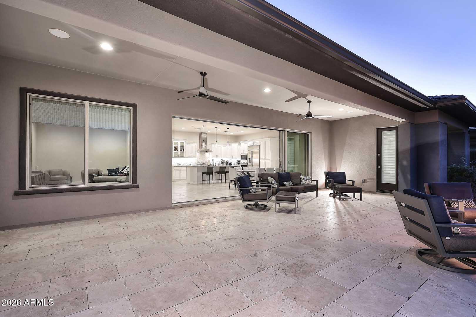 17916 East Cindercone Road Rio Verde, AZ 85263 - Photo 24 of 80 Night-Covered Patio